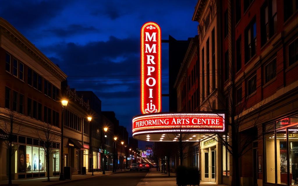 Arlington Heights, Cook County at night — Arlington Park