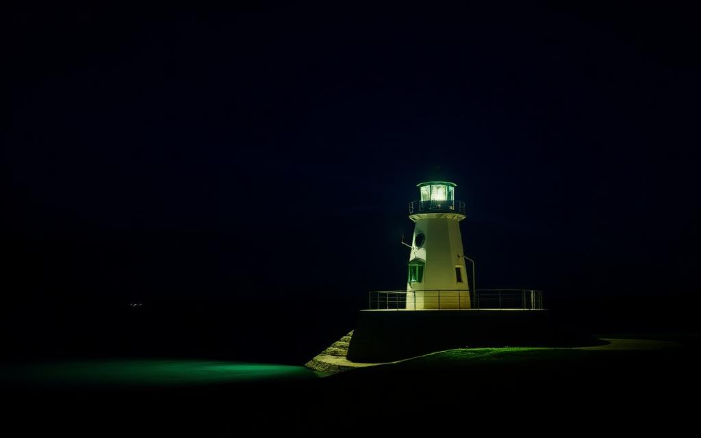 Evanston, Cook County at night — Northwestern University