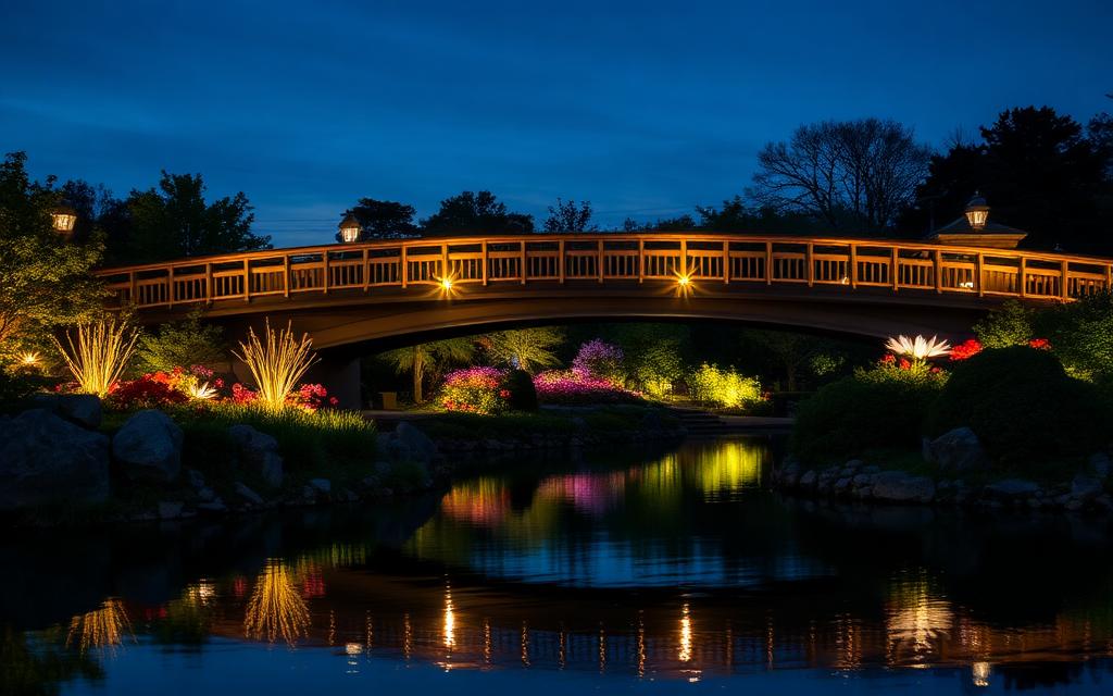Glencoe, Cook County at night — Chicago Botanic Garden