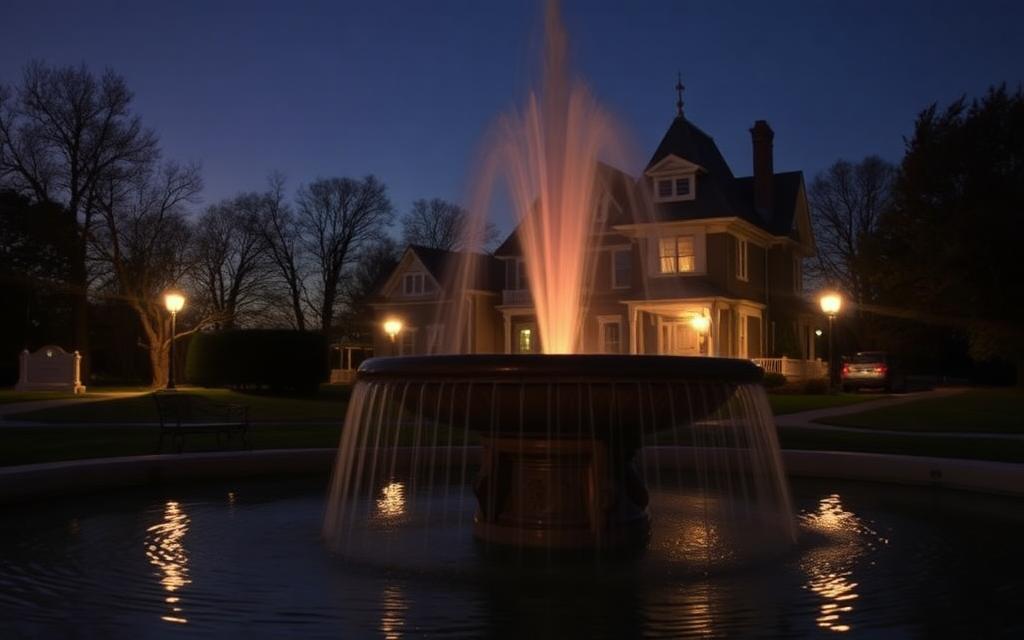 Libertyville, Lake County at night — Cook Memorial Park