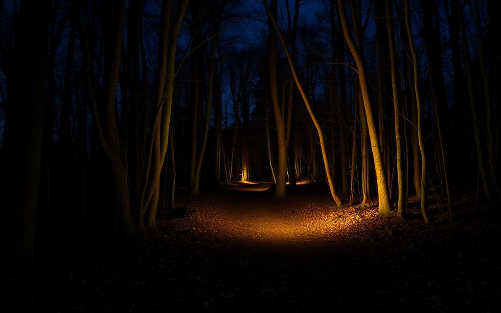 Riverwoods, Lake County at night — Ryerson Conservation Area