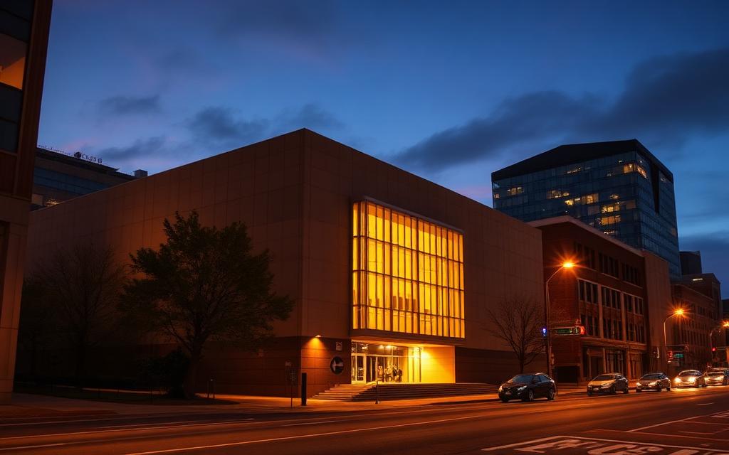 Skokie, Cook County at night — Westfield Old Orchard
